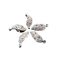 Hair Accessories DIY Findings Zinc Alloy Flower silver color plated with rhinestone silver color nickel lead & cadmium free Sold By PC