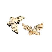 Hair Accessories DIY Findings, Tibetan Style, Butterfly, gold color plated, golden, nickel, lead & cadmium free, 35x50mm, Sold By PC