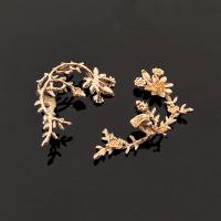 Hair Stick Findings Zinc Alloy Flower gold color plated DIY nickel lead & cadmium free Sold By PC