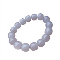 Natural Jade Beads, Hetian Jade, Drum, DIY & different size for choice, light purple, Sold By PC