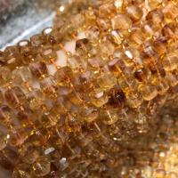 Natural Citrine Beads DIY & faceted yellow 7.5-8mm Sold Per Approx 38 cm Strand