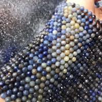 Perles bijoux en pierres gemmes, Saphir, Rond, DIY & facettes, couleurs mélangées, 5.8-6mm, Vendu par Environ 38 cm brin