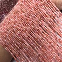 Gemstone smykker perler, Pink Opal, Runde, du kan DIY & facetteret, lyserød, 3mm, Solgt Per Ca. 38 cm Strand