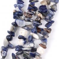 Sodalith Perlen, Sosalith, Unregelmäßige, DIY & verschiedene Größen vorhanden, gemischte Farben, verkauft per ca. 16 ZollInch Strang