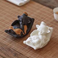 Tea Pet Decoration, Porcelain, handmade, for home and office & durable, more colors for choice, 110x75x80mm, Sold By PC
