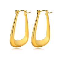 Stainless Steel Lever Back Earring, 304 Stainless Steel, Vacuum Ion Plating, fashion jewelry & for woman, golden, 22.30x30.70mm, Sold By Pair