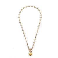 Edelstahl Schmuck Halskette, 304 Edelstahl, Herz, Modeschmuck & für Frau, keine, 6mm,16mm, Länge:ca. 19.69 ZollInch, verkauft von PC