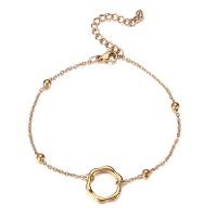 Stainless Steel Jewelry Bracelet, 304 Stainless Steel, with 1.97inch extender chain, Hexagon, fashion jewelry & for woman, more colors for choice, 15mm, Length:Approx 6.69 Inch, Sold By PC