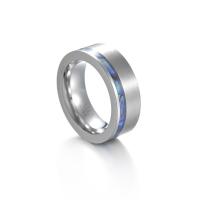 Tungsten stålring för män, Volfram stål, mode smycken & Unisex & olika storlek för val, ursprungliga färgen, 8x3.30mm, Säljs av PC