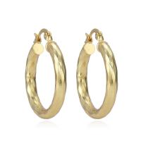 Brass Hoop Earring, real gold plated, different styles for choice & for woman, gold, 35x31mm, Sold By Pair