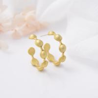 Brass Stud Earring, real gold plated, different styles for choice & for woman, gold, 23x9mm, Sold By Pair