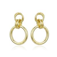 Brass Drop Earring plated & for woman Sold By Pair