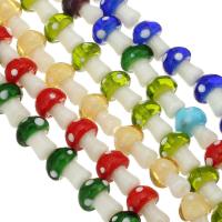 Perles murano faites à la main , chalumeau, DIY & mélangé, plus de couleurs à choisir, 12x10x12mm, Longueur:Environ 12.5 pouce, 5Strandstoron/lot, Vendu par lot