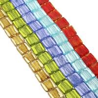 Abalorios de Cristal Murano hecho a mano, Cristal de murano, Bricolaje & mixto, más colores para la opción, 12x12x6mm, longitud:14 Inch, 5Strandsfilamento/Grupo, Vendido por Grupo
