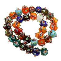 Perles murano faites à la main , chalumeau, DIY, Couleur aléatoire, 10x14x14mm, 20PC/lot, Vendu par lot