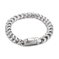 Stainless Steel Jewelry Bracelet, 316L Stainless Steel, polished, fashion jewelry & different length for choice & for man, original color, Sold By PC