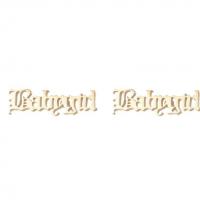 Edelstahl Ohrringe, 304 Edelstahl, Alphabet-Buchstabe, Modeschmuck & für Frau, keine, 14x4mm, verkauft von Paar