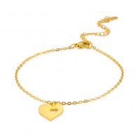 Stainless Steel Jewelry Bracelet, 304 Stainless Steel, with 5 extender chain, Heart, plated, fashion jewelry & for woman & hollow, more colors for choice, 12.60x13.20mm, Length:17 cm, Sold By PC