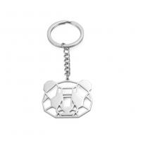 Stainless Steel Key Clasp, 304 Stainless Steel, Panda, fashion jewelry & Unisex & hollow, 39.5x38x102mmu300124.8mm, Sold By PC