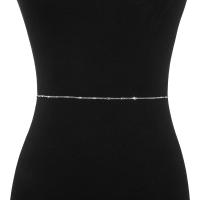 Διακοσμητικά Belt, Κράμα ψευδάργυρου, επιχρυσωμένο, κοσμήματα μόδας & για τη γυναίκα, περισσότερα χρώματα για την επιλογή, Μήκος 69.5-93.5 cm, Sold Με PC