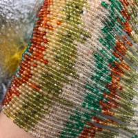 Gemstone Jewelry Beads, Multi - gemstone, Round, DIY & faceted, mixed colors, 3-3.5mm, Sold Per Approx 38 cm Strand