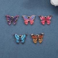 Zinc Alloy Pendants Butterfly gold color plated Unisex nickel lead & cadmium free Approx Sold By Bag