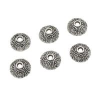 Zinc Alloy Bead Cap antique silver color plated DIY nickel lead & cadmium free 10mm Approx Sold By Bag