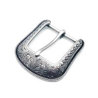 Cink Alloy Belt Buckle, starinski srebrne boje pozlaćen, možete DIY, nikal, olovo i kadmij besplatno, 63x61mm, Prodano By PC