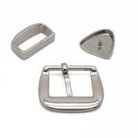 Zinc Alloy Belt Buckle plated three pieces & DIY nickel lead & cadmium free 30mm Sold By Set