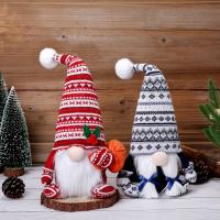 Knitted Fabric Christmas Doll, handmade, cute, more colors for choice, 180x110x410mm, Sold By PC