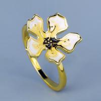 Brass Finger Ring, epoxy gel, different size for choice & for woman, golden, nickel, lead & cadmium free, Sold By PC