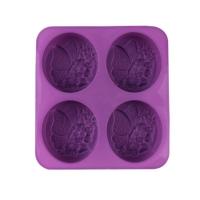 DIY Epoxy Mold Set, Silicone, purple, 185x168x30mm, Sold By PC