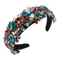 Hair Bands Cloth with Glass Rhinestone handmade for woman Sold By PC