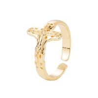 Cubic Zirconia Micro Pave Brass Ring, gold color plated, Adjustable & different styles for choice & micro pave cubic zirconia & for woman, gold, 20mm, Sold By PC