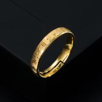 Cubique anneau en laiton Circonia Micro Pave, Placage de couleur d'or, Réglable & styles différents pour le choix & pavé de micro zircon & pour femme, Or, 20mm, Vendu par PC