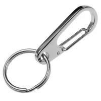 Stainless Steel Key Clasp 304 Stainless Steel portable & Unisex original color Sold By PC