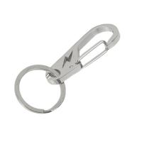 Stainless Steel Key Clasp, 304 Stainless Steel, durable & Unisex, original color, 65mm, Sold By PC