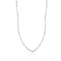 925 Sterling Silber Halskette Kette, für Frau, Silberfarbe, Länge:ca. 15.75 ZollInch, verkauft von PC