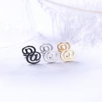 Stainless Steel Stud Earrings 304 Stainless Steel @ Vacuum Ion Plating fashion jewelry & for woman Sold By Pair