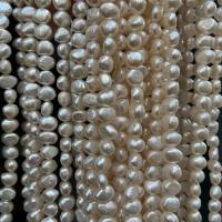 Barocco coltivate in acqua dolce Perla, perla d'acquadolce coltivata naturalmente, DIY, bianco, 9-10mm, Venduto per Appross. 16.14 pollice filo