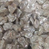 Barock odlad sötvattenspärla pärlor, Freshwater Pearl, DIY, vit, 20mm, Såld Per Ca 15 inch Strand