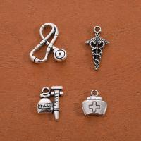 Tibetan Style Pendants, antique silver color plated, Unisex & different styles for choice, more colors for choice, nickel, lead & cadmium free, Approx 100PCs/Bag, Sold By Bag