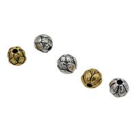 Tibetan Style Spacer Beads, Flower, plated, DIY, more colors for choice, nickel, lead & cadmium free, 10x9mm, Approx 100PCs/Bag, Sold By Bag