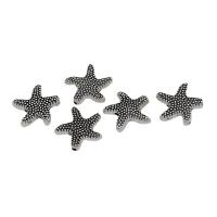 Tibetan Style Spacer Beads, Starfish, antique silver color plated, DIY, nickel, lead & cadmium free, 14mm, Approx 100PCs/Bag, Sold By Bag