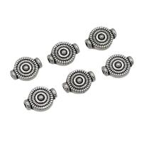 Tibetan Style Spacer Beads, antique silver color plated, DIY, nickel, lead & cadmium free, 7.50x10mm, Approx 100PCs/Bag, Sold By Bag