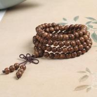 108 Mala Beads, Sandalwood, fashion jewelry & Unisex & different size for choice, more colors for choice, 6mm, 108PCs/Strand, Sold By Strand