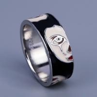 Brass Finger Ring & for woman & enamel nickel lead & cadmium free Sold By PC