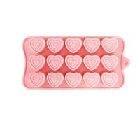 DIY Epoxy Mold Set, Silicone, Heart, more colors for choice, 108x215x20mm, Sold By PC