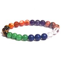 Gemstone Bracelets Round fashion jewelry & for woman multi-colored 8mm Length Approx 19 cm Sold By PC