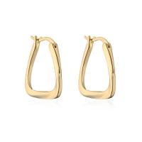 Brass Leverback Earring real gold plated fashion jewelry & for woman Sold By Pair